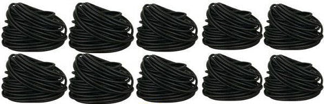 10 Patron SLT34 100 Feet 3/4' Split Loom Wire Tubing Black for Various Automotive, Home, Marine