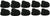 10 Patron SLT34 100 Feet 3/4' Split Loom Wire Tubing Black for Various Automotive, Home, Marine