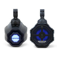 Alpine SPV-65RGB-CAN 6.5” Cage-Mounted Universal Weather-Resistant Coaxial RGB LED Speaker Pods