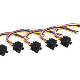 Absolute USA 5-Pin 12 VDC Interlocking Relay Socket, 5 Set