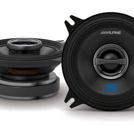 Alpine S-Series S-S65C 6.5" 2-Way Component Speaker & S-S40 4" Coaxial Speakers