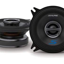 Alpine S-Series S-S69C 6"X9" 2-Way Component Speaker & S-S40 4" Coaxial Speakers