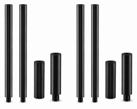 2 MR DJ SS40 36"/38mm Subwoofer Speaker Pole M20 Threaded & Mount Dual 35mm/38mm