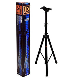 MR DJ SS450B Speaker Stand Universal Black Heavy Duty Folding Tripod PRO PA DJ Home On Stage Speaker Stand Mount Holder with Mounting Plate