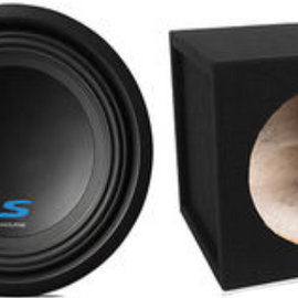 Alpine S-W10D2 Car Subwoofer 1800W 10" Dual 2 Ohm Car Subwoofer with Sealed Box