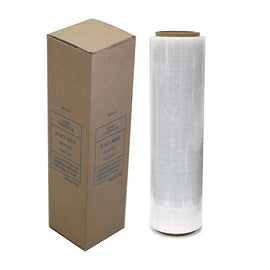 Absolute SW181C 1 Roll Clear Film Pallet Shrink Wrap 18" x 1500 sq. ft