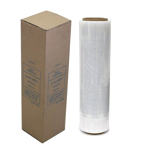 Absolute SW181C Single Original Roll Clear Plastic Film Pallet Shrink Wrap 18