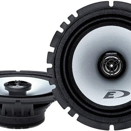 2 Alpine SXE-1726S + Front & Rear Speaker Adapters + Harness Fit Honda Acura Vehicles