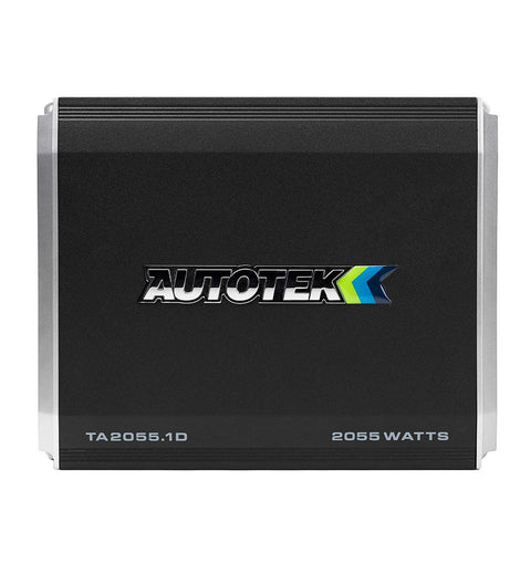 AUTOTEK TA-2055.1D 2000W (1000W RMS) Peak Monoblock Class D Subwoofer Car Audio Amplifier and Bass Remote