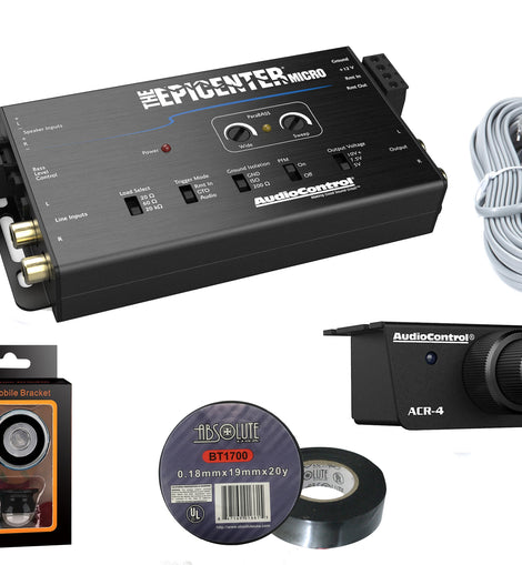 AudioControl The Epicenter® Micro Bass restoration processor+ Free Absolute Electrical Tape+ Phone Holder
