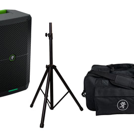 Mackie Thump GO 8" Portable Battery-Powered Loudspeaker+Speaker Stand+Thump Go Carry Bag