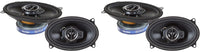 2 Absolute TQ-463 4X6" 400W 3-Way full-range Coaxial Loudspeakers Car Speakers
