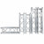 MR DJ USA DTSQ492 4.92 ft (1.50 Meter) 12" Square Aluminum Box Truss Segment