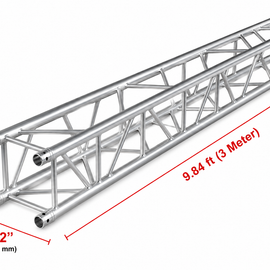 MR DJ MDTSQ984 9.84FT (3 Meter) Universal 12" Square Aluminum Box Truss Segment