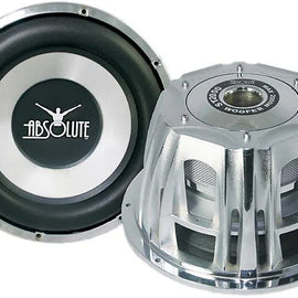 Absolute ST-1500 2000 Watt 10" Car Subwoofer + Double Sealed Enclosure Box + 8 Gauge Amp Kit