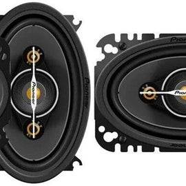 2 Pioneer TS-A4671F 420W 4x6" A-Series 4-way 4-ohm Coaxial Car Speakers