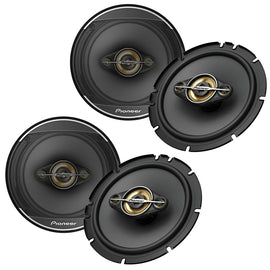 Pioneer TS-A1681F 350W MAX 6.5" 4-WAY 4-OHM STEREO CAR AUDIO COAXIAL SPEAKERS