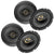 2 Pioneer TS-A1681F 350W MAX 6.5" 4-WAY CAR AUDIO COAXIAL SPEAKERS