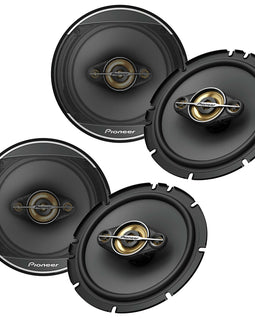 2 Pioneer TS-A1681F 350W MAX 6.5" 4-WAY CAR AUDIO COAXIAL SPEAKERS