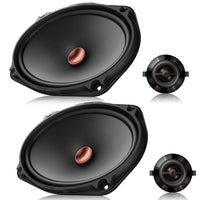 Pioneer TS-D69C 660W 6x9" D Series 2 Way Component 4-ohm Speakers