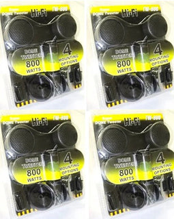 4 Absolute TW-800 800 Watts High Efficiency Dome Tweeter w Built-in crossover