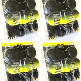 4 Absolute TW-800 800 Watts High Efficiency Dome Tweeter w Built-in crossover