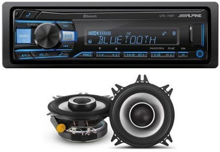 Alpine UTE-73BT Mech-less Digital Bluetooth & S2-S40 4