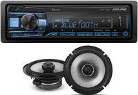 Alpine UTE-73BT In-Dash & S2-S65 6.5" Coaxial Car Speakers