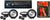 Alpine UTE-73BT In-Dash Digital Media Receiver Bluetooth & 2 Pair S2-S65C 6.5" Component Speakers & KIT10 Installation AMP Kit