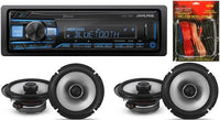 Alpine UTE-73BT In-Dash & 2 Pair S2-S65 6.5" Coaxial Speakers & KIT10 AMP Kit