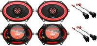 2 Cerwin-Vega V68 6x8" Front & Rear Speakers Fit 2011-15 Ford F-350