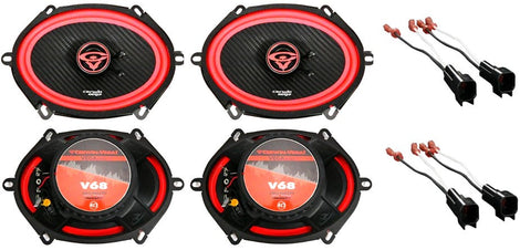 2 Cerwin-Vega V68 6x8