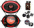 Cerwin-Vega V68 6x8" 600W Vega Series 2-Way Coaxial 4-ohm Speakers Bundle