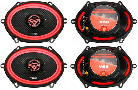 2 Pair Cerwin-Vega V68 6x8