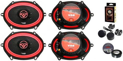 2 Cerwin-Vega V68 6x8