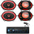 2 Pair Cerwin-Vega V68 6x8" Speakers + Alpine UTE-73BT Bluetooth Car Stereo