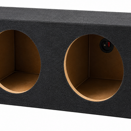 Absolute VEGD15 Dual 15" Black Slot Vented Ported Universal Subwoofer Enclosure Empty Box