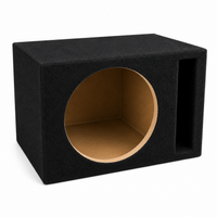 ABSOLUTE U.S.A VEGS12 Single 12" Vented Ported 3/4" MDF Car Subwoofer Enclosure Sub Box