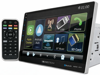 Soundstream VRCPAA-106MW 10.6" HD Touchscreen Display 2-DIN Digital Multimedia Video Receiver with Wireless Apple CarPlay
