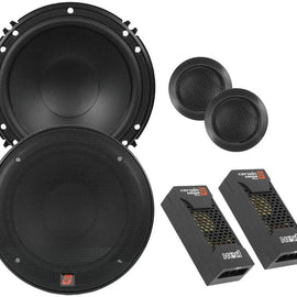 2 Pair Cerwin Vega XED650C 6.5" 2-Way Car Audio Component Speaker System