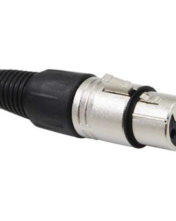 MR DJ XLRFH4 4 XLR Female Head 3 Pin Connector Allows for Speaker Cables