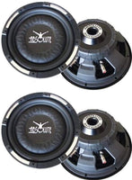 2 Absolute XS-1000 10" Xcursion Series 1500 Watts Single 4 ohm Slim Shallow Subwoofer