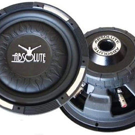 Absolute XS-1000 10" 1500 Watts Single Slim Shallow Subwoofer + Sealed Angle Truck Enclosure Box