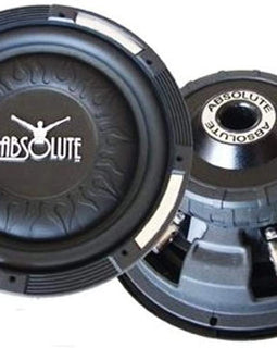 2 Absolute XS-1000 10" Xcursion Series 1000 Watts Single 4 ohm Slim Shallow Subwoofer