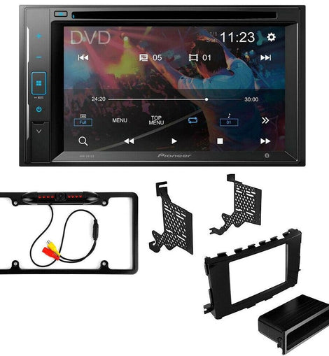 Pioneer AVH-241EX Double DIN DVD Camera Dash install Kit Fit 2013-2017 Nissan Altima