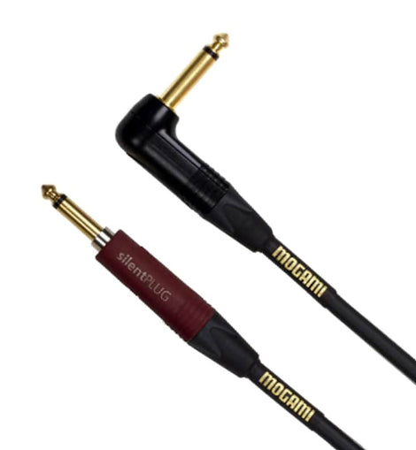Mogami GOLD INST SILENT S 18R Guitar Instrument Cable, 18 Foot
