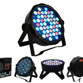 MR. DJ MEGA354 DJ PARTY CLUB STAGE SHOW LIGHTING FLAT PAR LIGHTING 54X1W RGBW