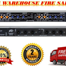 Peavey PV 35XO Black Two Dual Channel Crossover + 2 XLR Cables