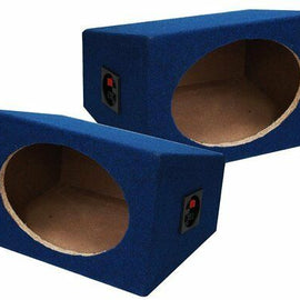 Absolute USA 6X9PKBL 6 x 9 Pair Speaker Box with Speaker Terminal (Blue)