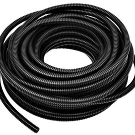 100 FT 3/8" BLACK SPLIT WIRE LOOM POLYETHYLENE TUBING CABLE CONDUIT